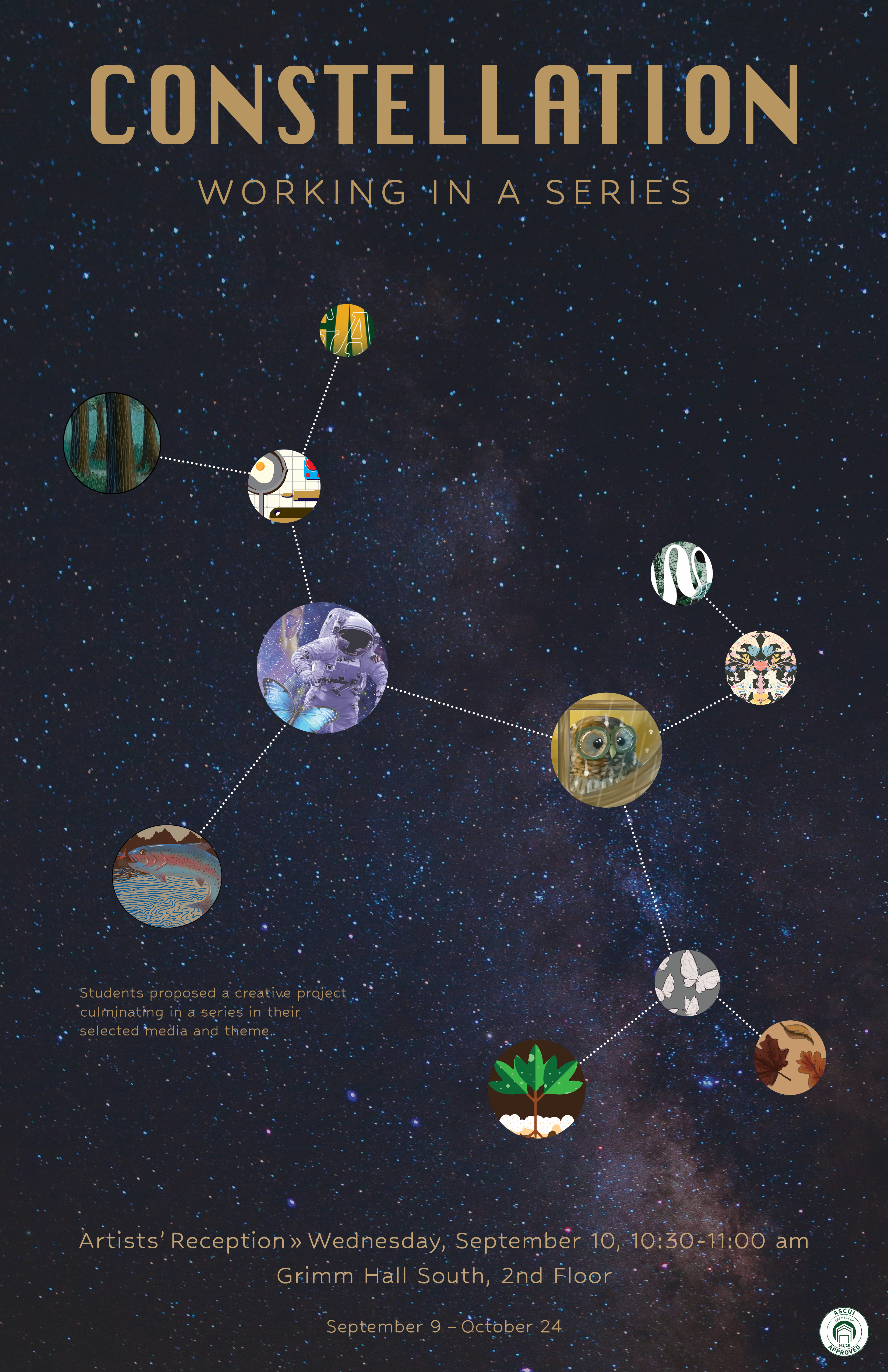 Main poster at an angle